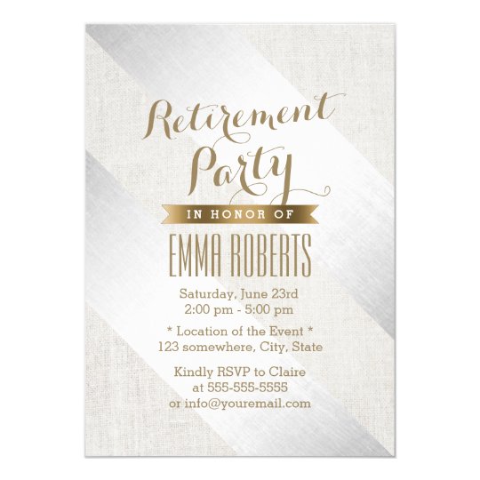 Elegant Retirement Party Invitations Templates 9