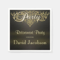 Retirement Party Napkins