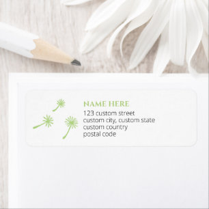 Retirement party Officiallu un-managed dandelions Label