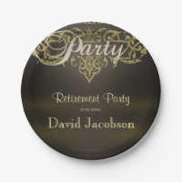 Retirement Party Paper Plates