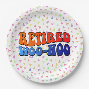 Retirement Party Paper Plates