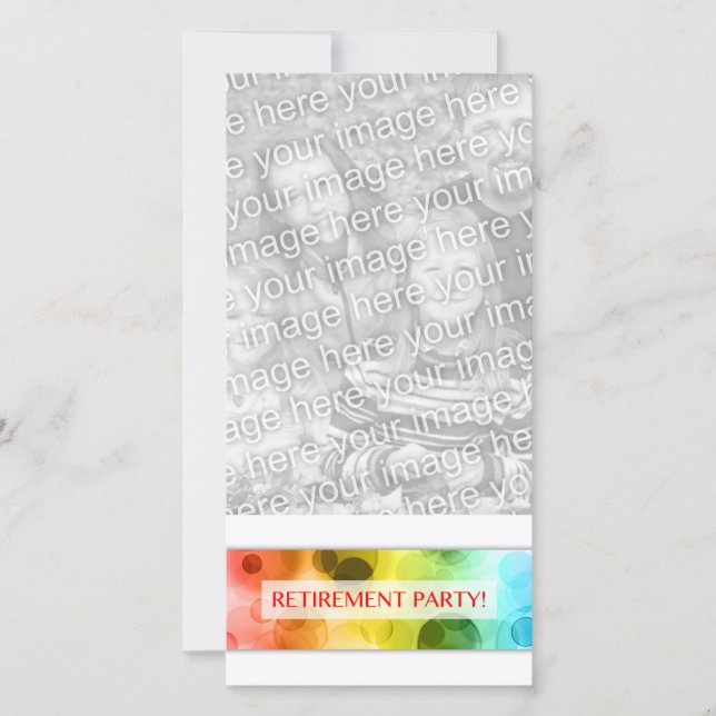 retirement party (rainbow bokeh) (Front)