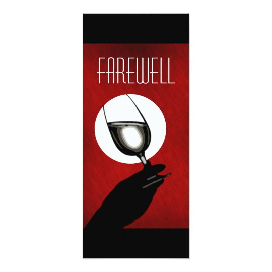 Retirement party retiring farewell CUSTOMIZE Card