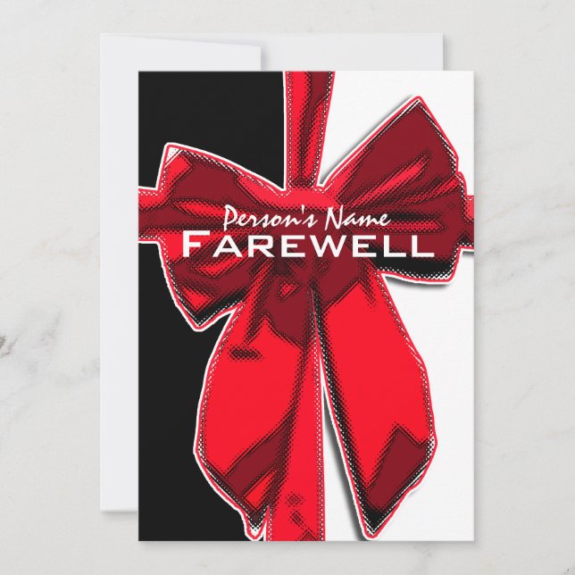 Retirement party retiring farewell CUSTOMIZE Invitation (Front)