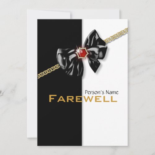 Retirement party retiring farewell CUSTOMIZE Custom Announcement