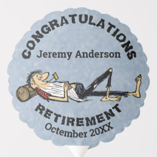 Retirement Party Rip Van Winkle personalize Balloon