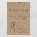 Retirement Party | Rustic Kraft Paper Invitation