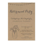 Retirement Party | Rustic Kraft Paper Invitation Retirement Party | Rustic Kraft Paper Invitation