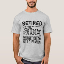 Retirement party shirt for retired pensioner 2022