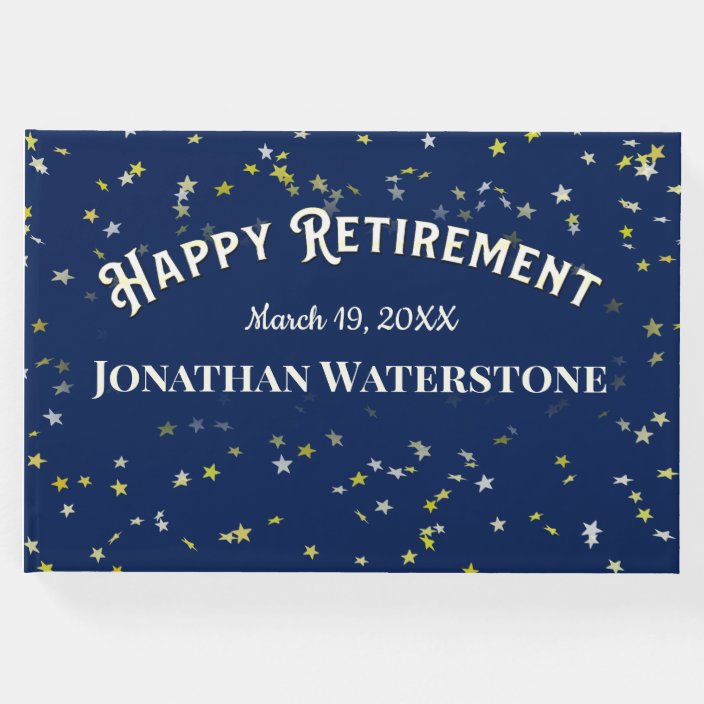 Retirement Party Sign In Guest Book Zazzle