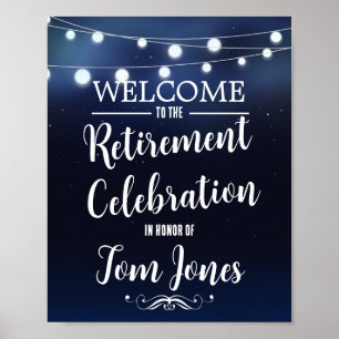 Retirement Party Sign make your own