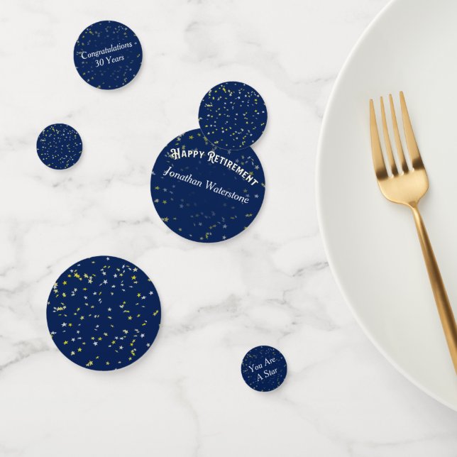 Retirement Party Stars Confetti (Group)