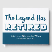 Retirement Party The Legend Has Retired Blue Men's