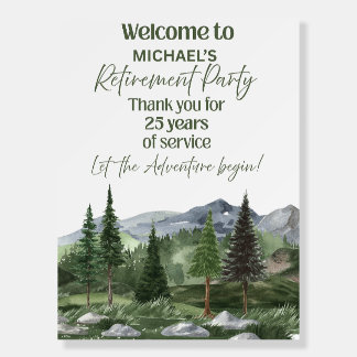 Retirement Party Welcome Sign