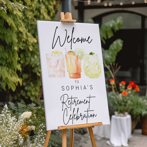 Retirement Party Welcome Sign Party Decor
