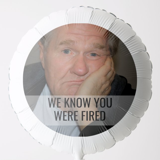 Retirement Photo Balloon (Front)