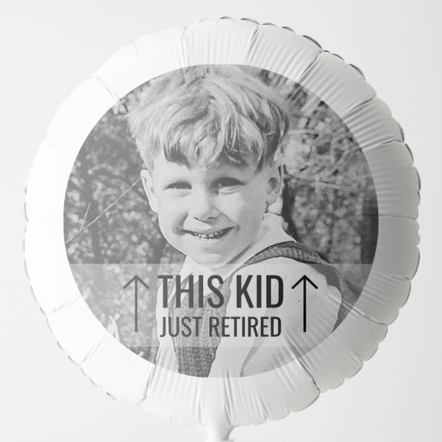 Retirement Photo Balloon (Front)
