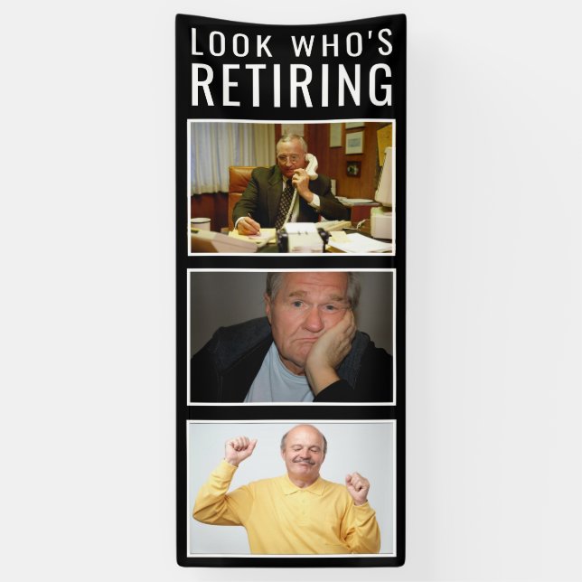 Retirement Photo Banner (Vertical)