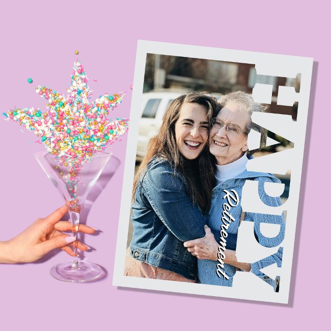 Retirement Photo Card | Personalized Retirement  (Creator Uploaded)