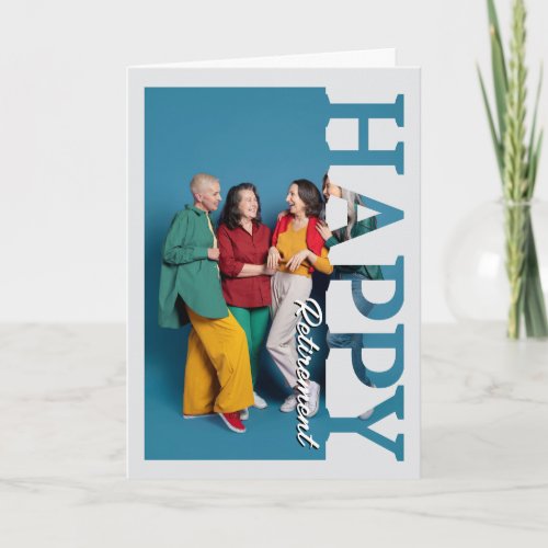 Retirement Photo Card | Personalized Retirement