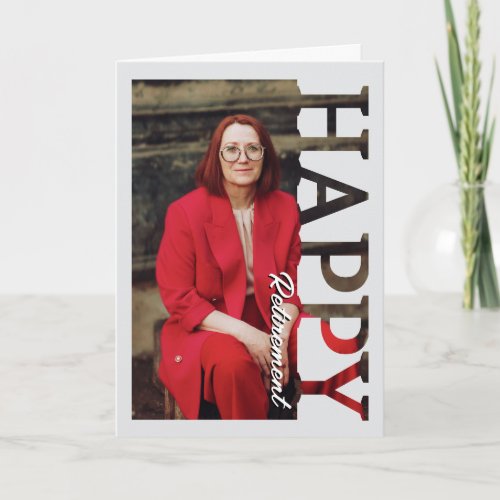 Retirement Photo Card | Personalized Retirement