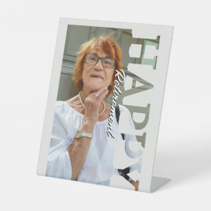 Retirement Photo sign Personalized Reti