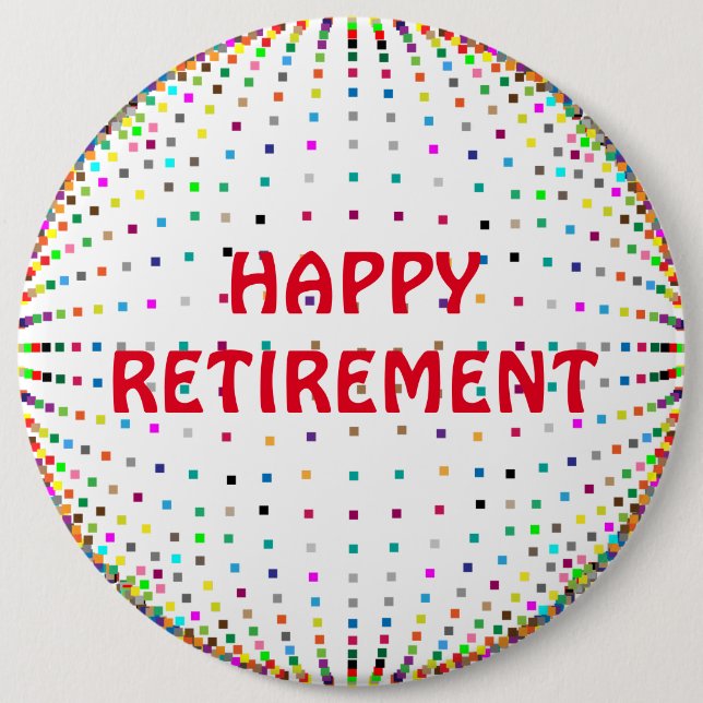Retirement Pinback Button (Front)