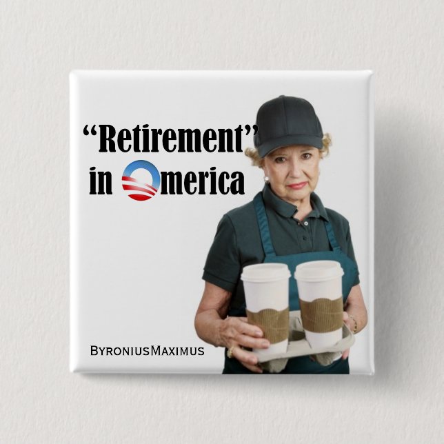 Retirement Pinback Button (Front)