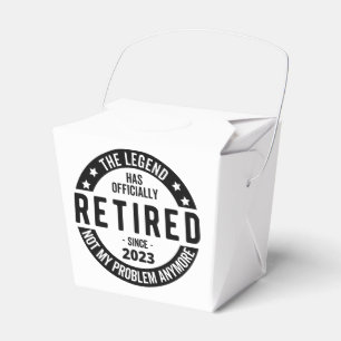 retirement plan favor boxes