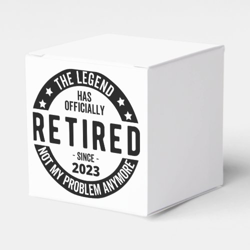retirement plan favor boxes