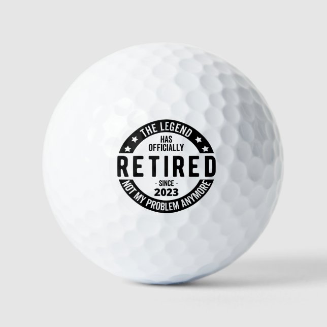 retirement plan golf balls (Front)