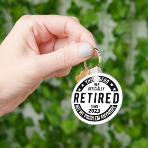 retirement plan keychain