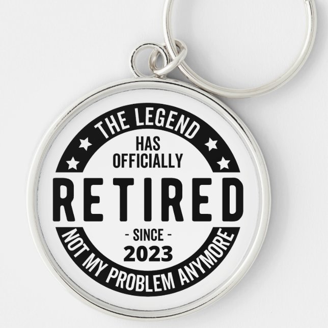 retirement plan keychain (Front)