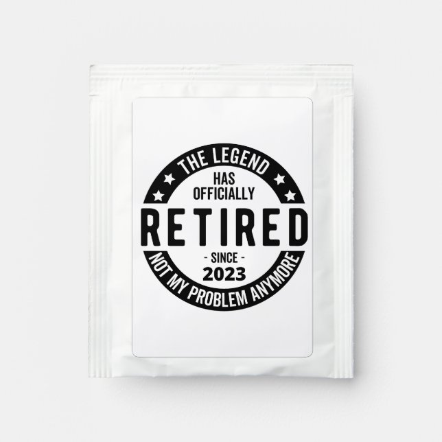 retirement plan tea bag drink mix (Front)