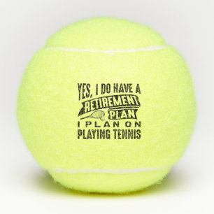 Retirement Plan Tennis Balls