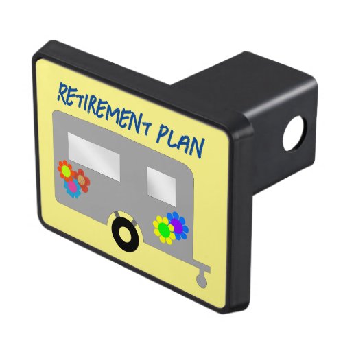 Retirement Plan Trailer Hitch Cover