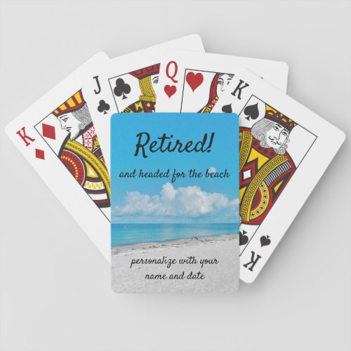 Retirement Playing Cards