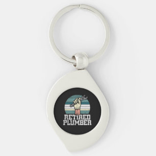 Retirement Plumber Pension Keychain