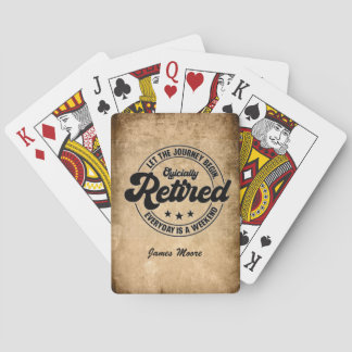 Retirement Poker Cards
