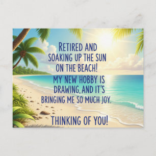 Retirement  postcard