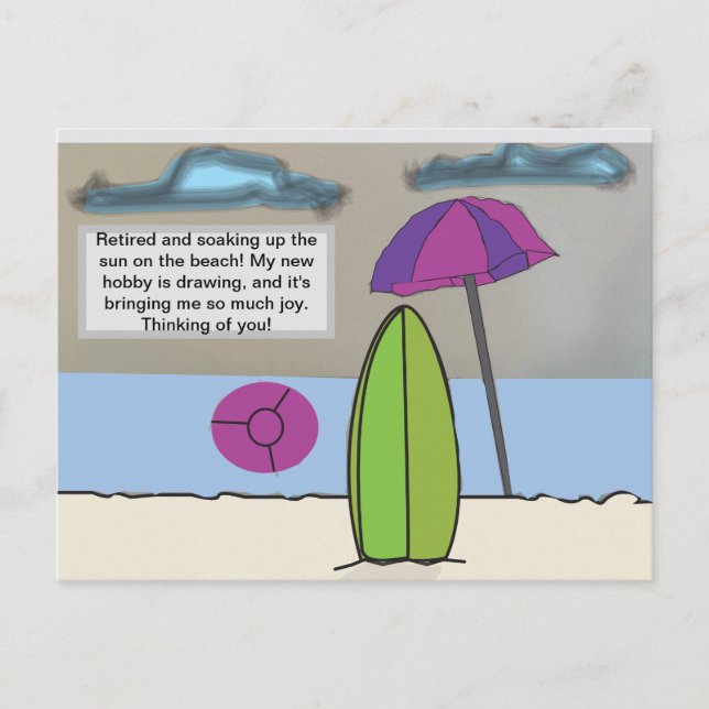 Retirement Postcard (Front)