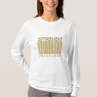 'Retirement - Priceless' Barcode Shirt