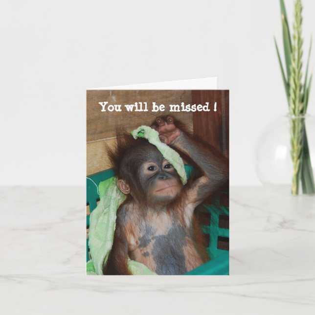 Retirement, Promotion, or Move Card (Front)