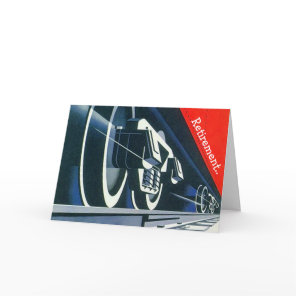 Retirement Railroad Metaphor switch Train tracks! Card