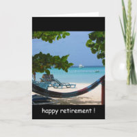 retirement relaxin' card