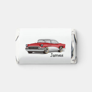 Retirement Retro Buick on White Hershey's Miniatures