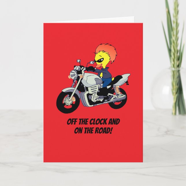 Retirement Ride for Rebel Duck   Card (Front)