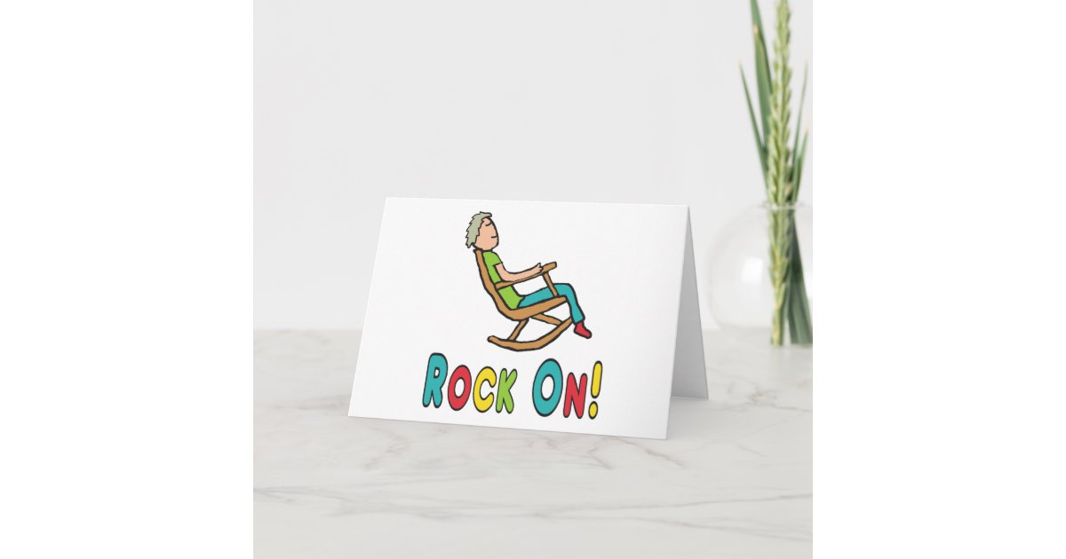 Retirement Rocking Chair Card Zazzle