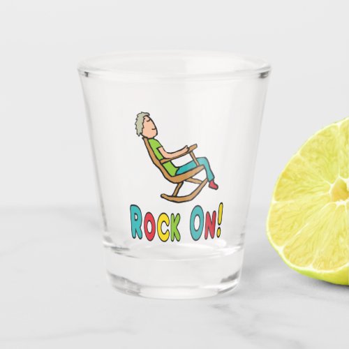 Retirement Rocking Chair Gifts  Shot Glass