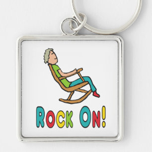 Retirement Rocking Chair Keychain